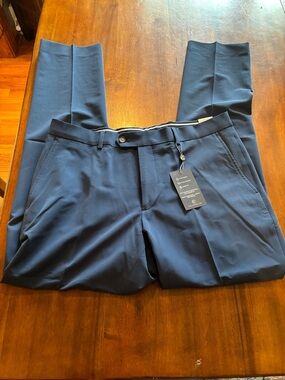 Con. Struct navy bistretch dress pant